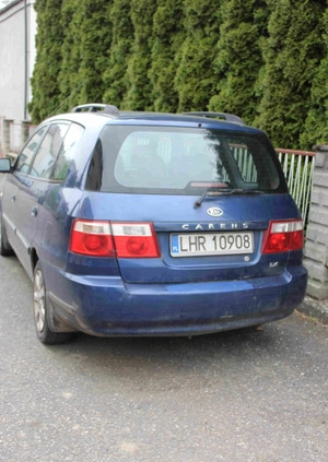 Kia Carens cena 3677 przebieg: 232170, rok produkcji 2005 z Racibórz małe 67